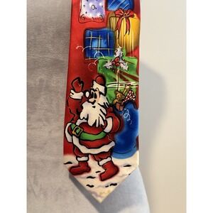 Jerry Garcia Santa Surprise Package Christmas Neck Tie - Collection 58 - Silk‎